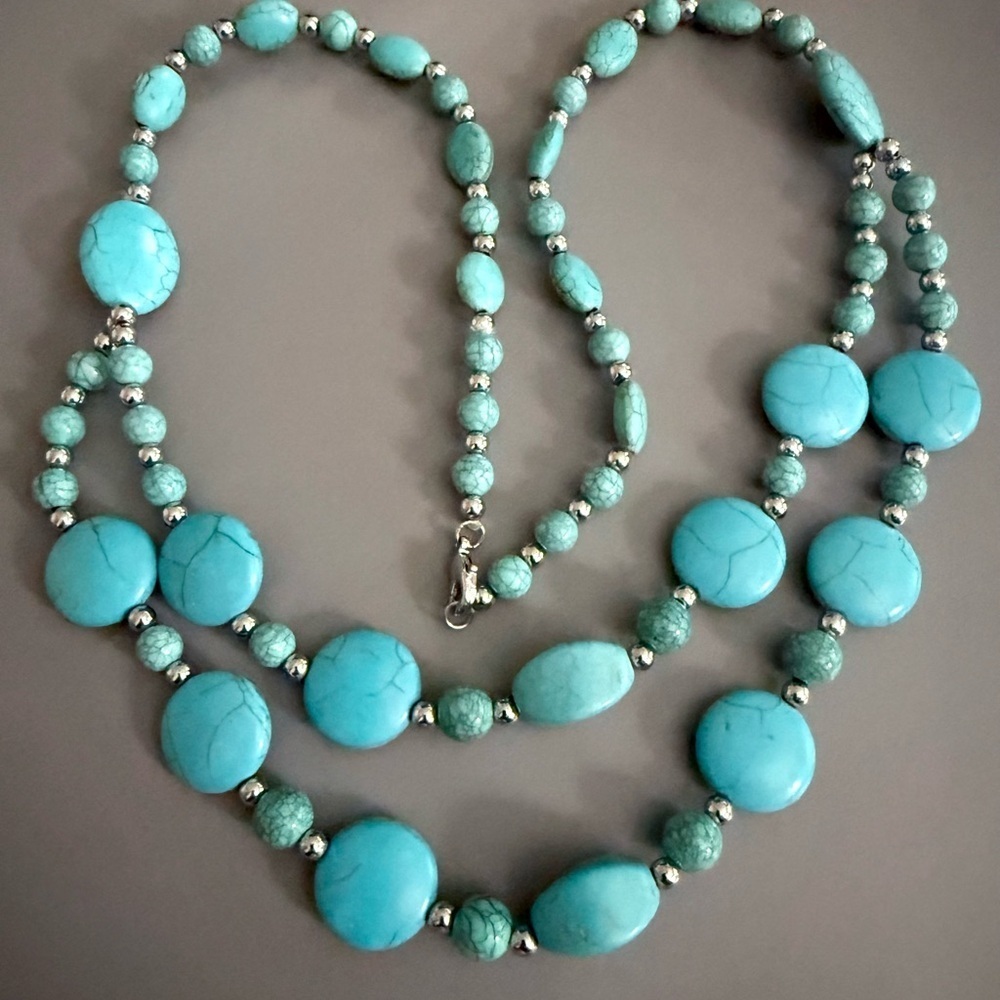 Turquoise Beaded Necklace